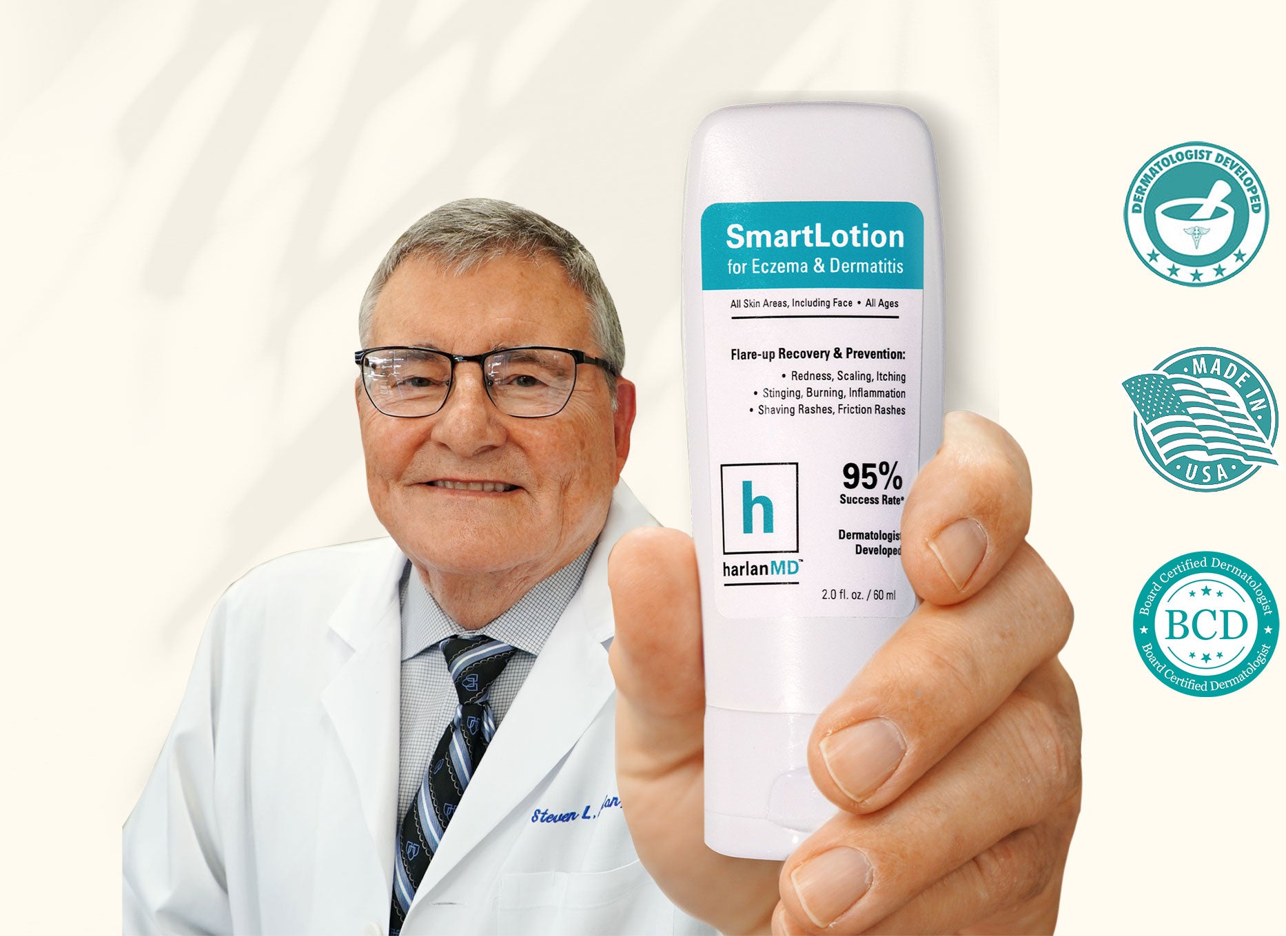 Dr. Harlan with SmartLotion