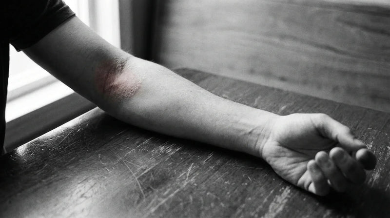 Eczema guide hero image — the science of chronic skin inflammation visualized through cracked dry skin texture