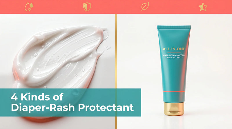 Skin protectant for diaper rash - comparing four protectant categories for eczema-prone baby skin