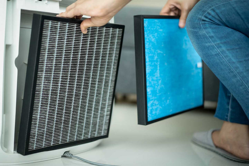 swapping air filter and do they help with eczema?