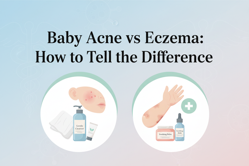 Baby Acne vs Eczema: How to Tell the Difference